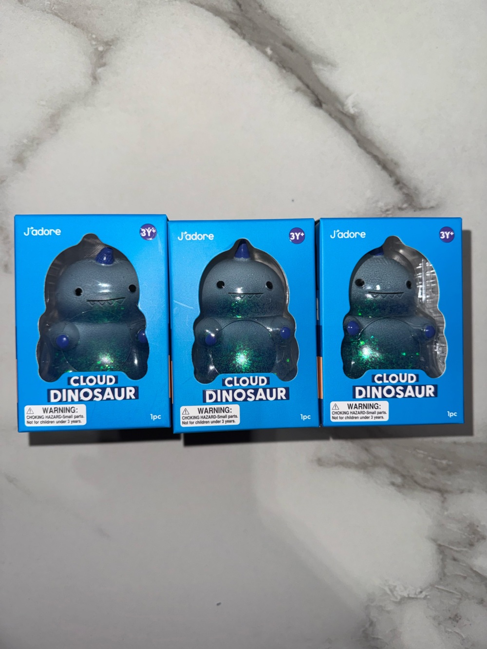 JAdore Cloud Dinosaur Sensory Toy - Teal/Blue
